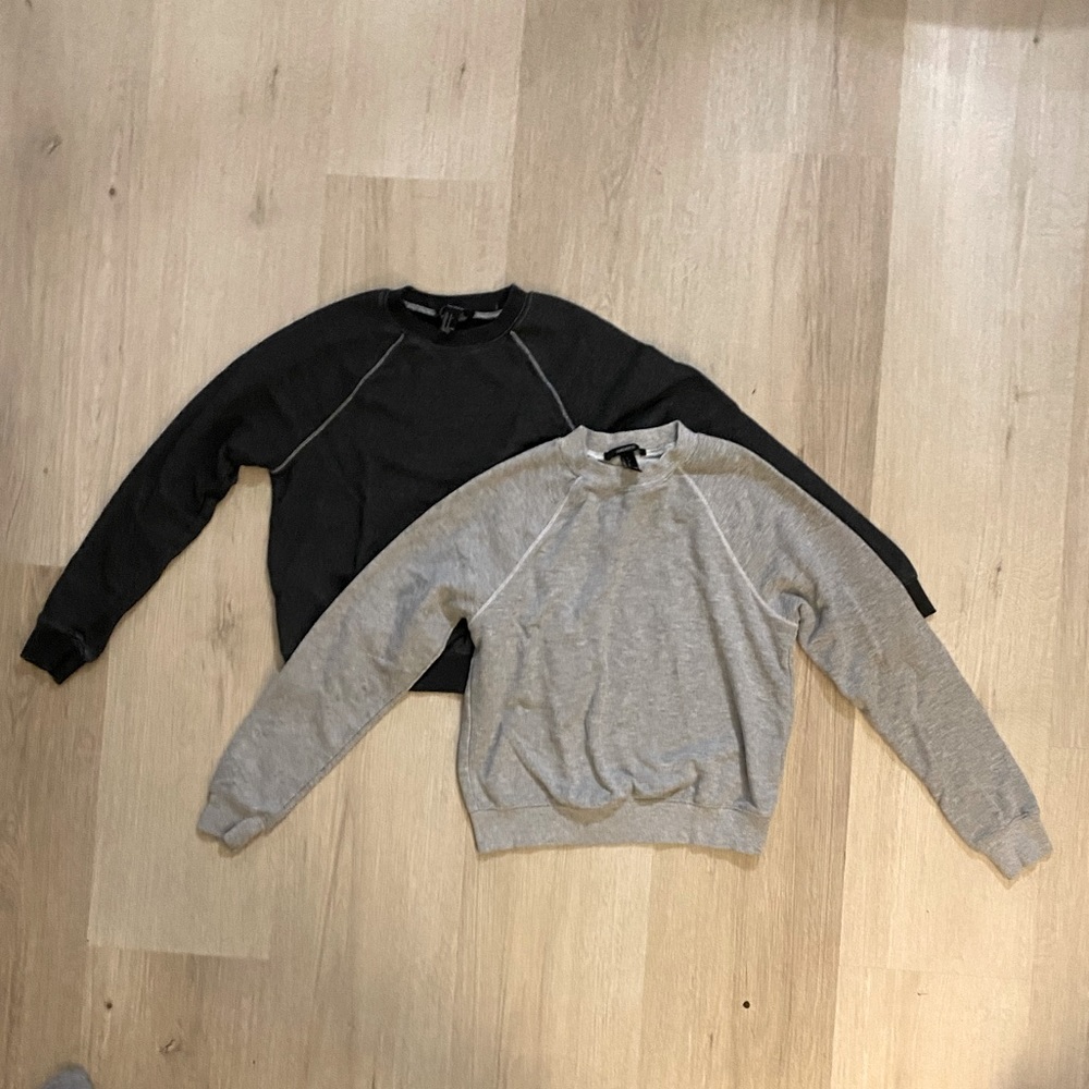Forever 21 Gray Sweatshirts